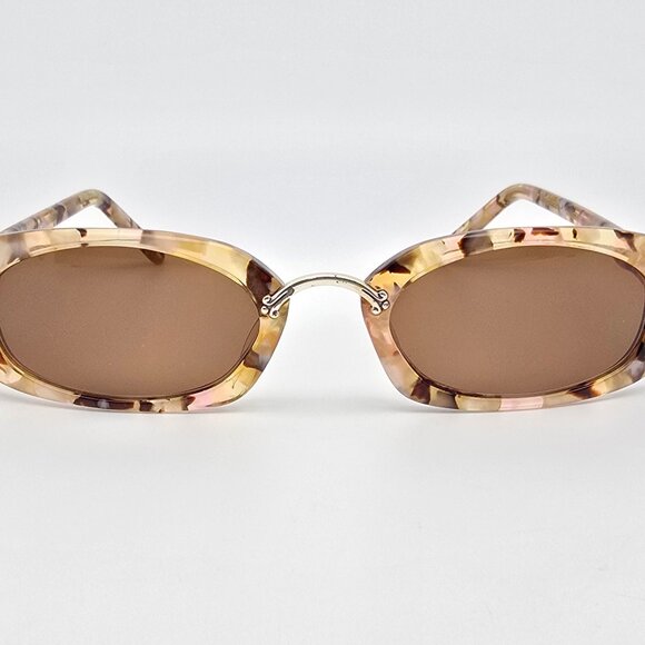 *SOLD*Brighton Romeo Juliet Silver Olive Pink Tortoise Frame Brown Lens Sunglass - Picture 2 of 16